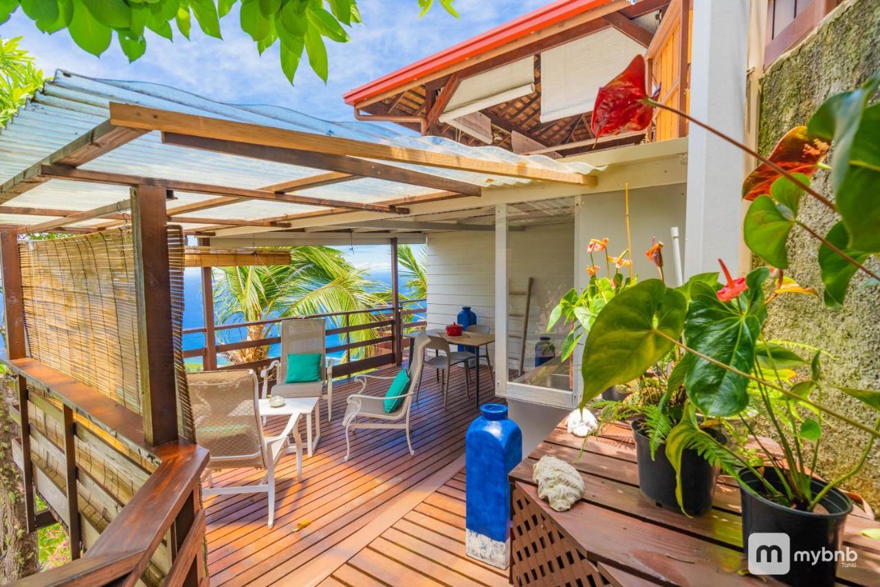 Bungalow Poerava Punaauia Ocean View Exteriör bild